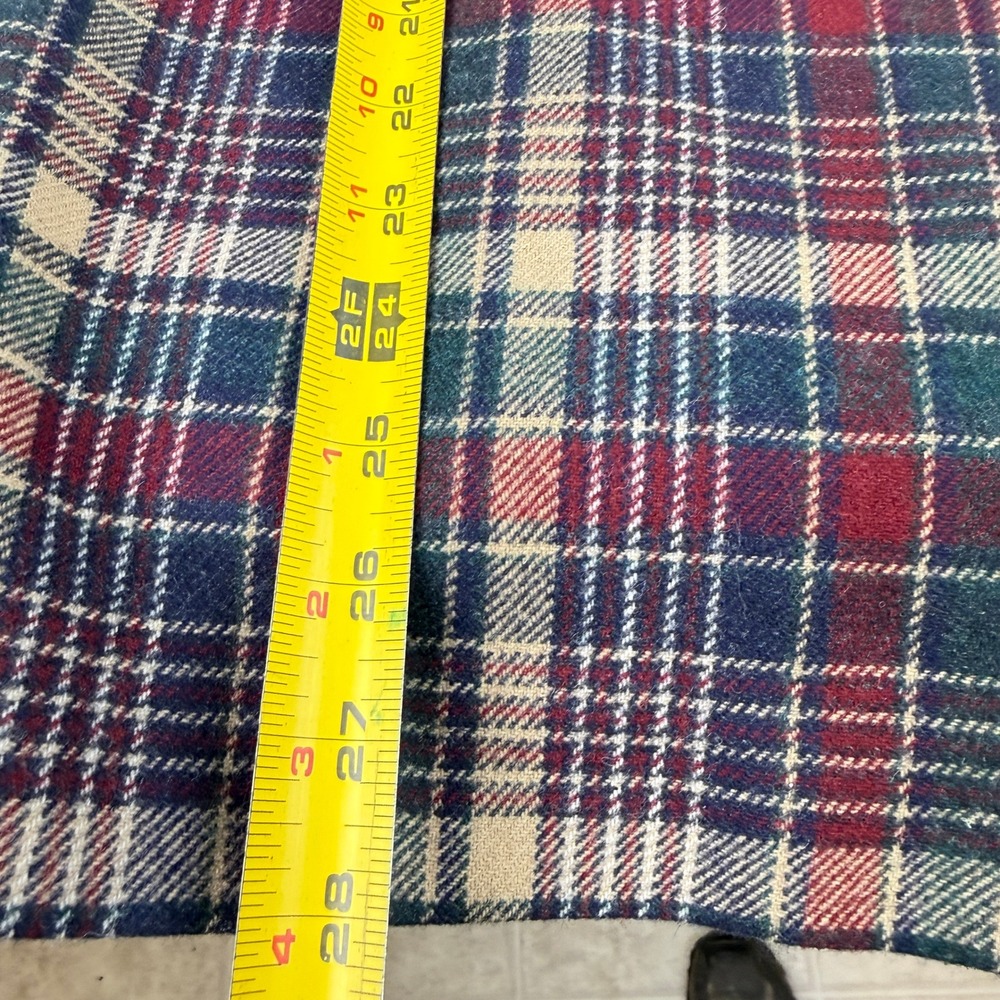 Vintage Ah! Austin Hill Plaid Tartan Kilt Wrap Skirt Size 12 USA Union Made - Picture 2 of 8